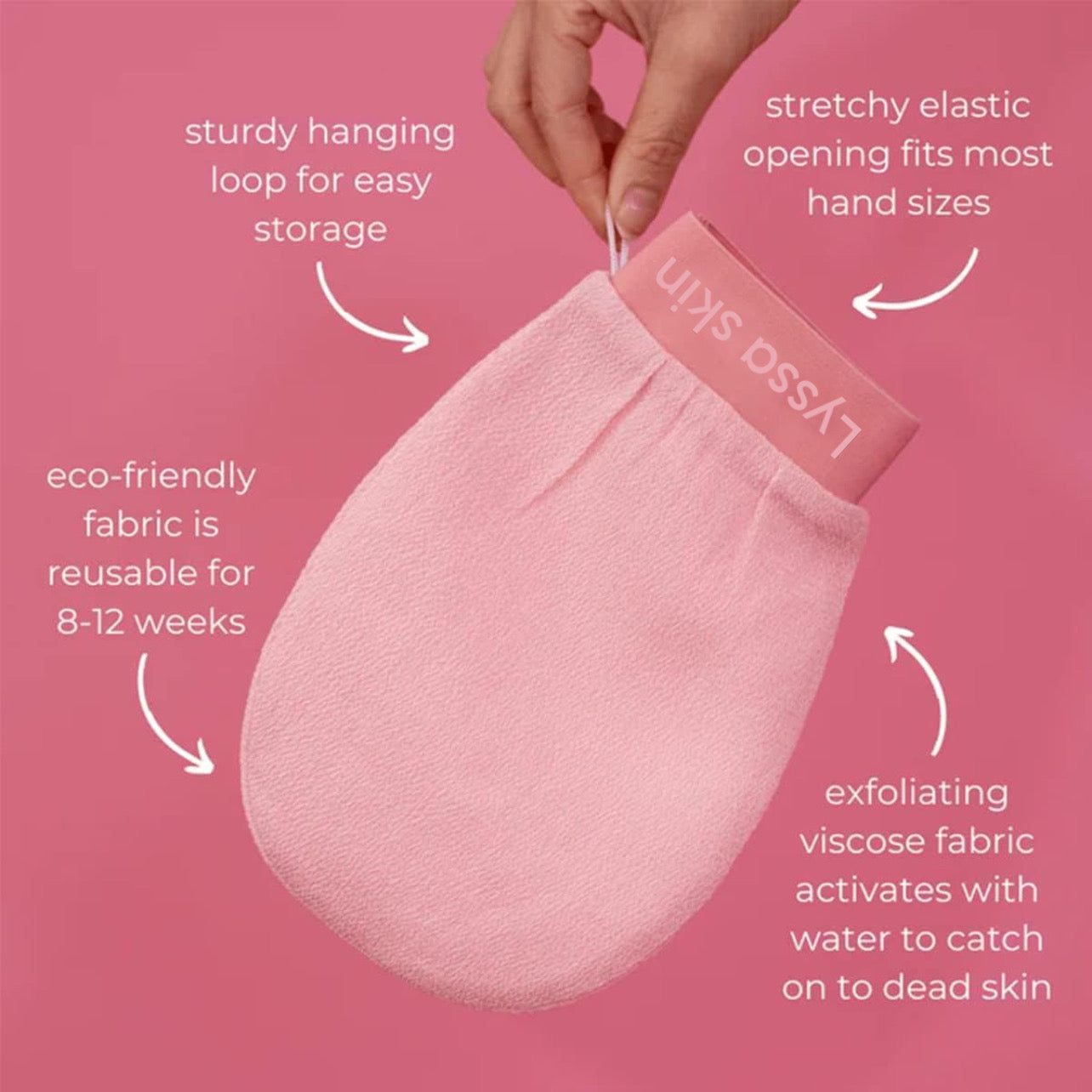 Lyssa Skin Exfoliating Glove